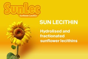 Lecithin based on sunflower oil